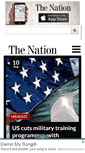 Mobile Screenshot of nation.com.pk