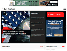 Tablet Screenshot of nation.com.pk